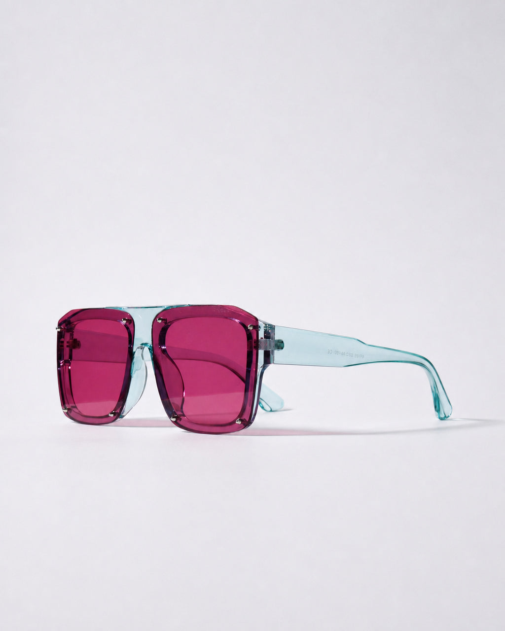 Studded Color-block Square Shades