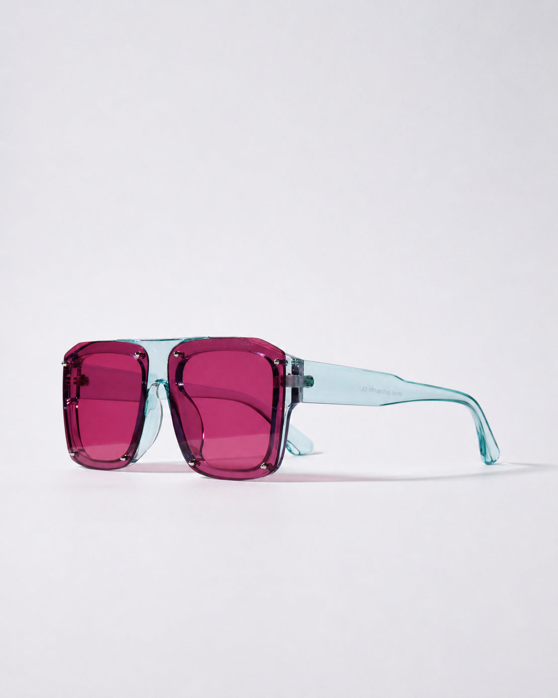 Studded Color-block Square Shades
