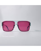 Studded Color-block Square Shades