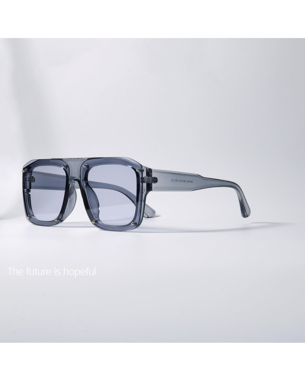 Studded Color-block Square Shades