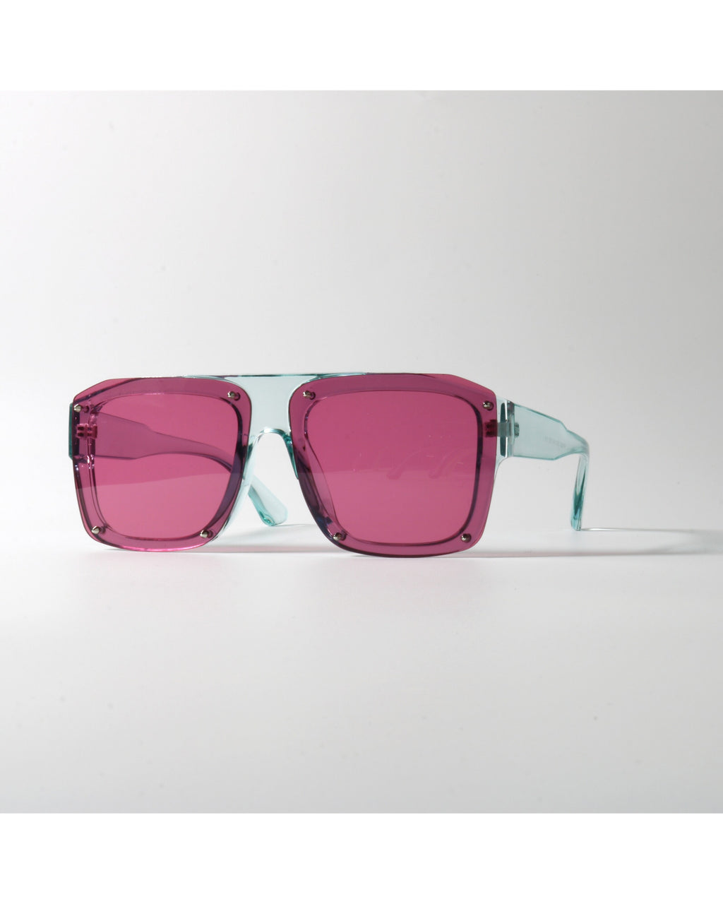 Studded Color-block Square Shades