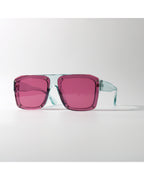 Studded Color-block Square Shades
