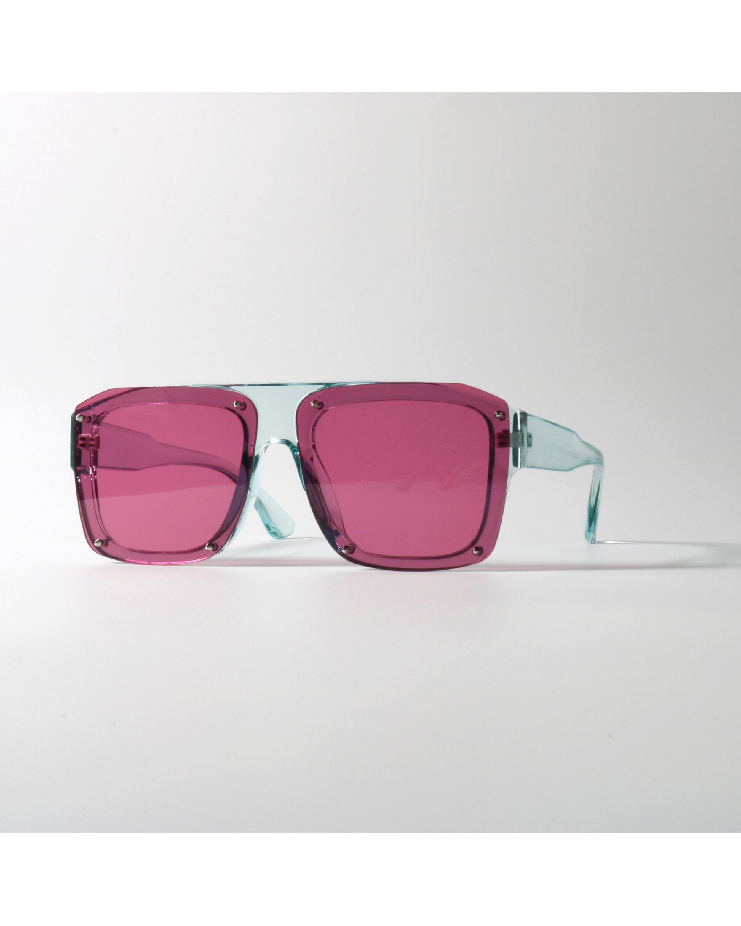 Studded Color-block Square Shades