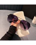 Semi-Rim Aviator Sunglasses