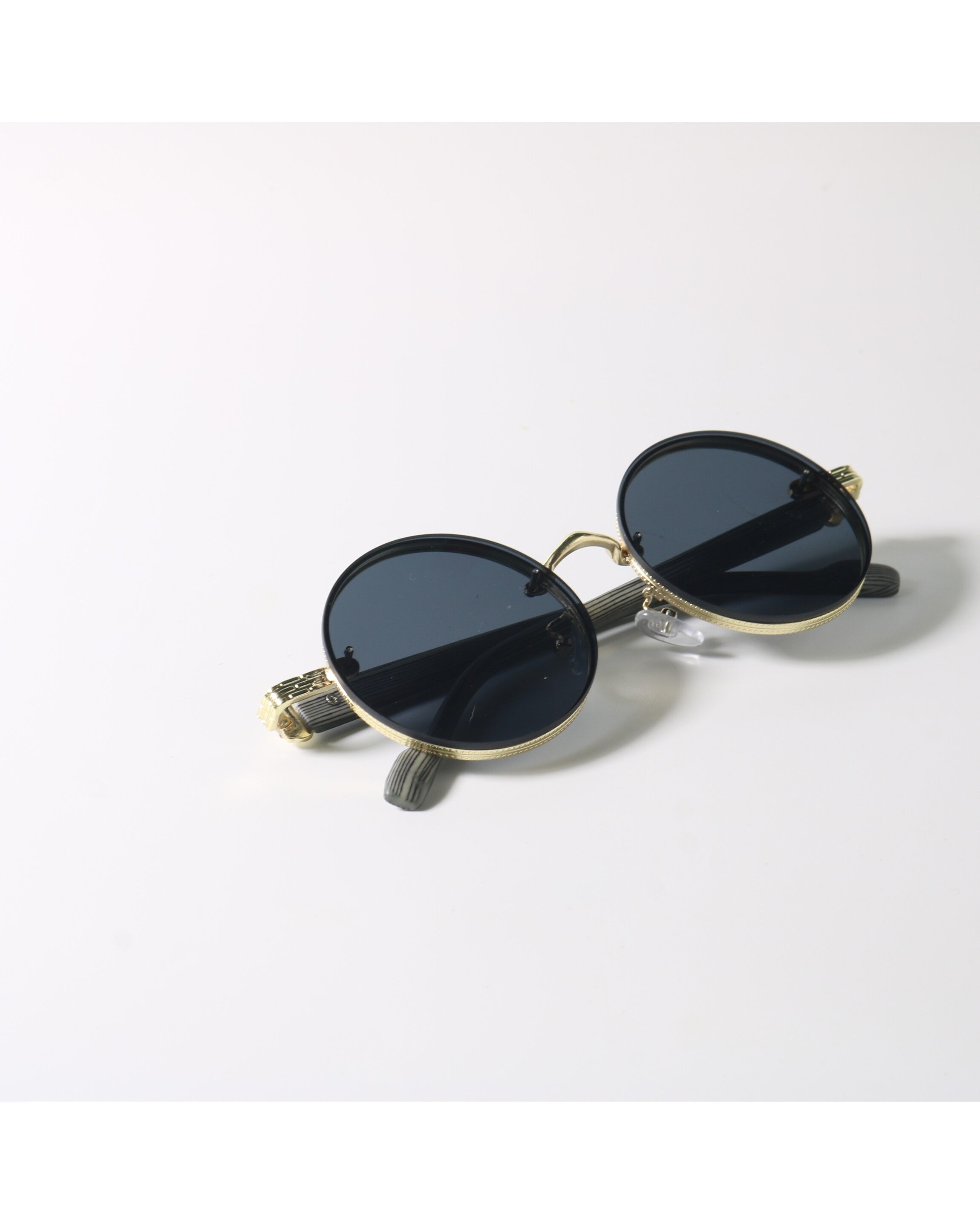 Retro Round Jade Woodgrain Shades