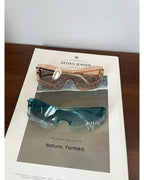Mint Blue Shield Sunnies