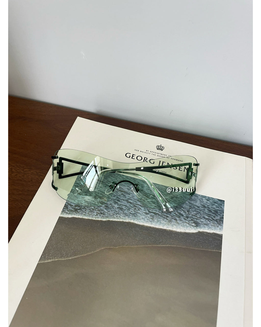 Mint Blue Shield Sunnies