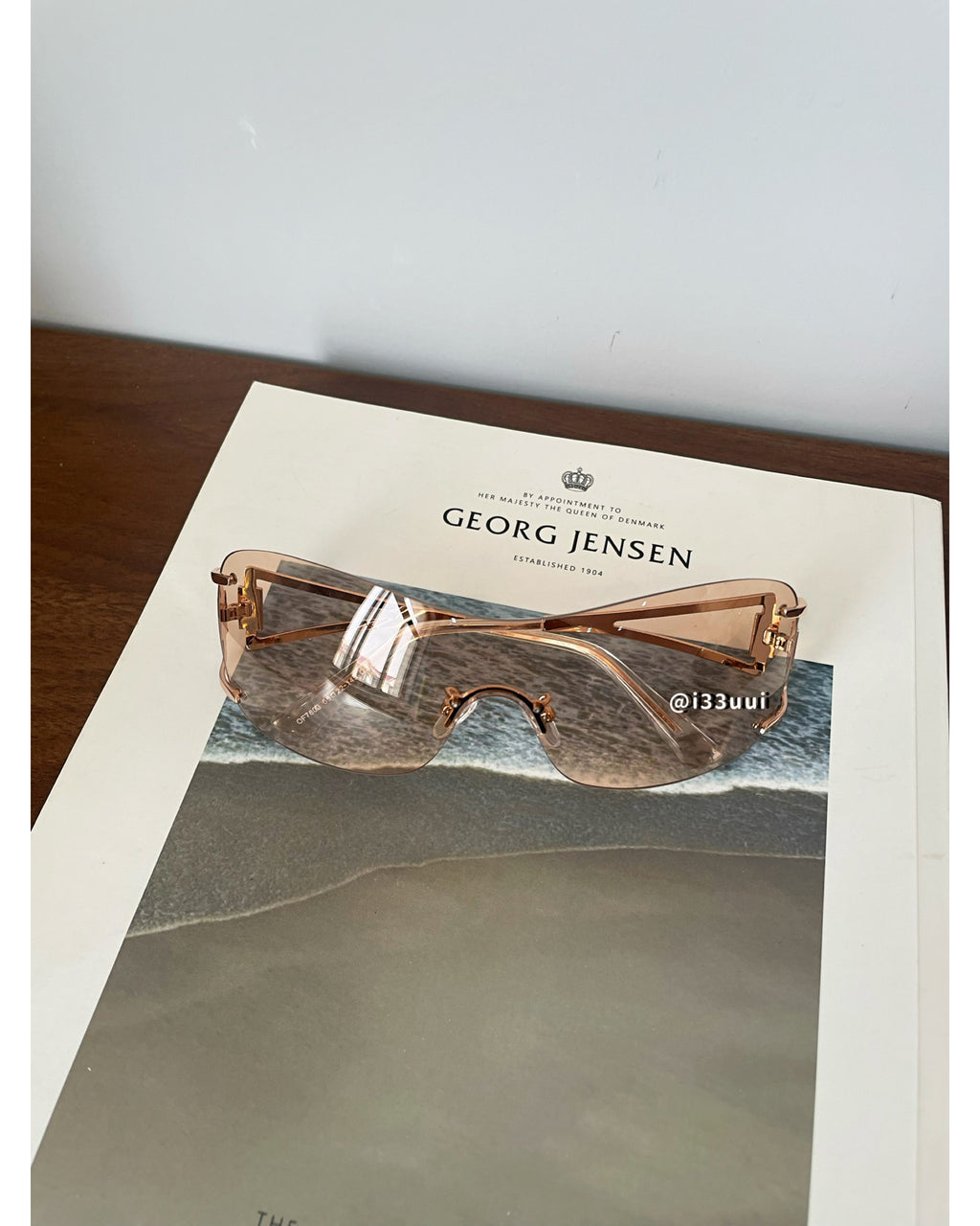 Mint Blue Shield Sunnies