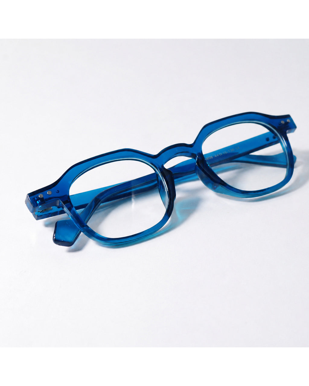 Retro Sapphire Oval Frames