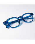 Retro Sapphire Oval Frames