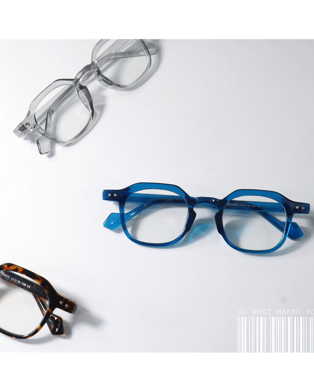 Retro Sapphire Oval Frames
