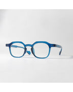 Retro Sapphire Oval Frames