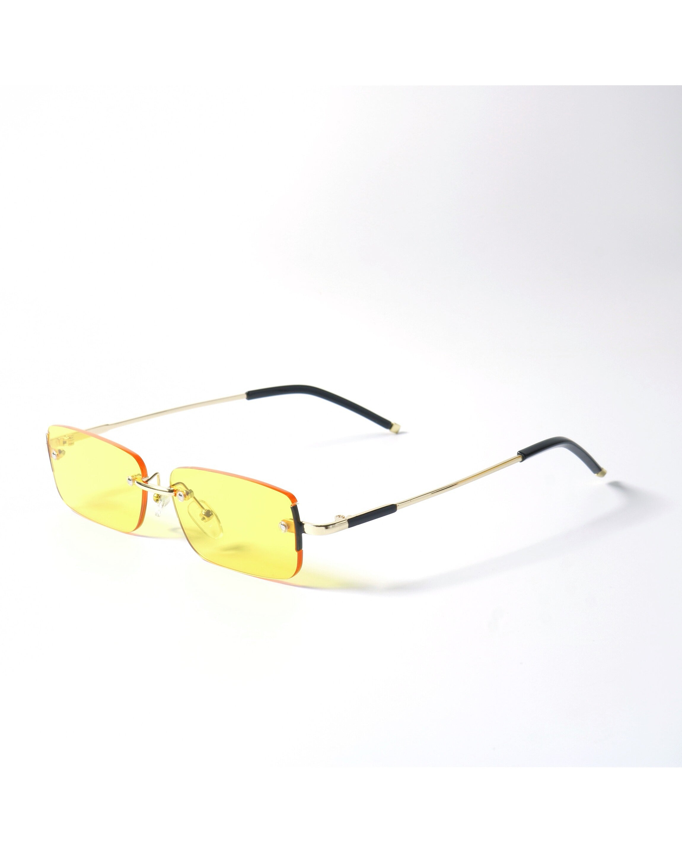 Rimless Rectangle Uv400 Shades