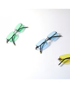 Rimless Rectangle Uv400 Shades