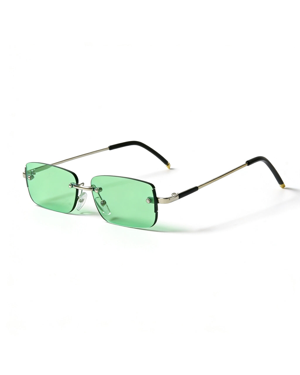 Rimless Rectangle Uv400 Shades
