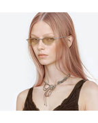 Fold-and-go Metal Cat-eye Shades