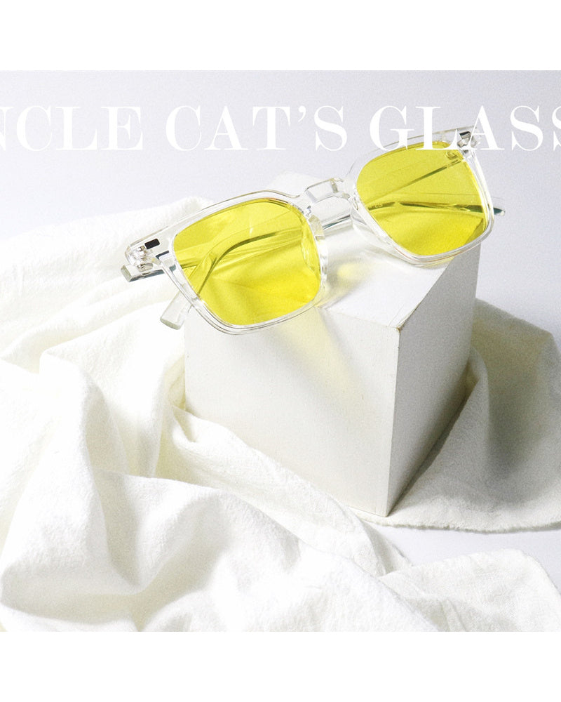 Yellow Polarized Square Shades