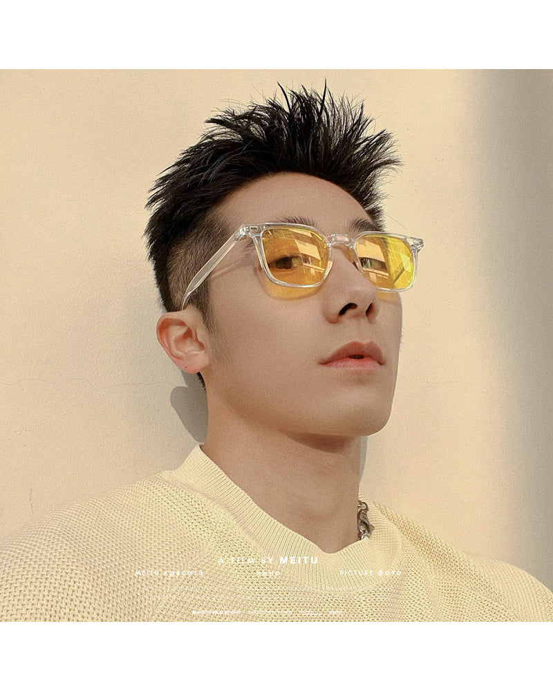 Yellow Polarized Square Shades