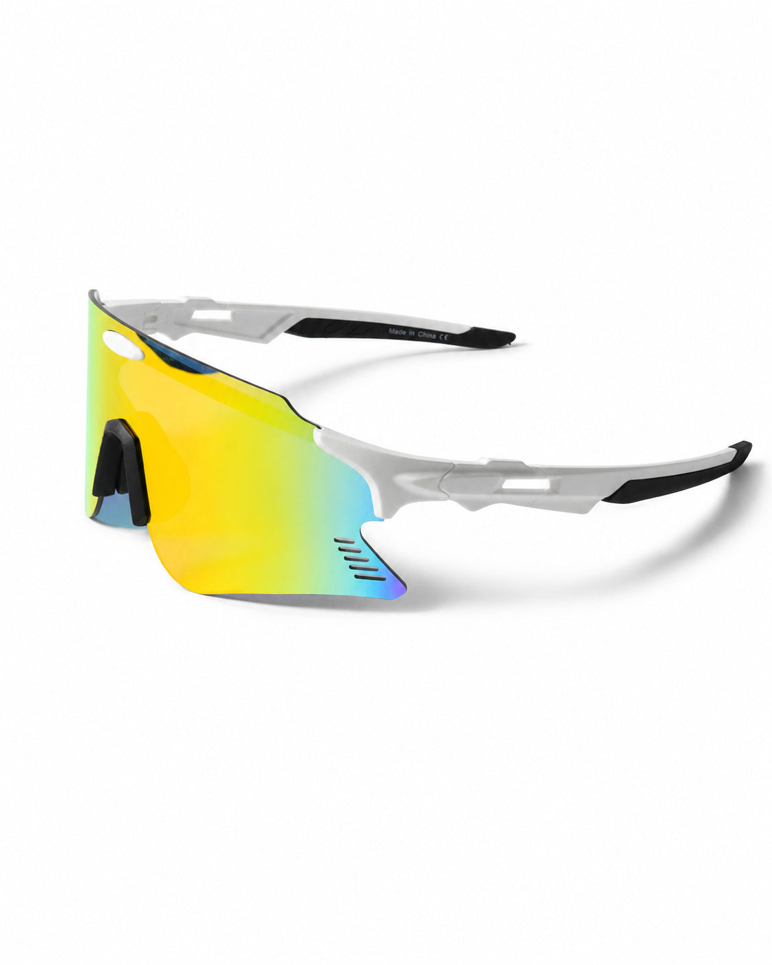 Shield Mirrored Cycling Shades