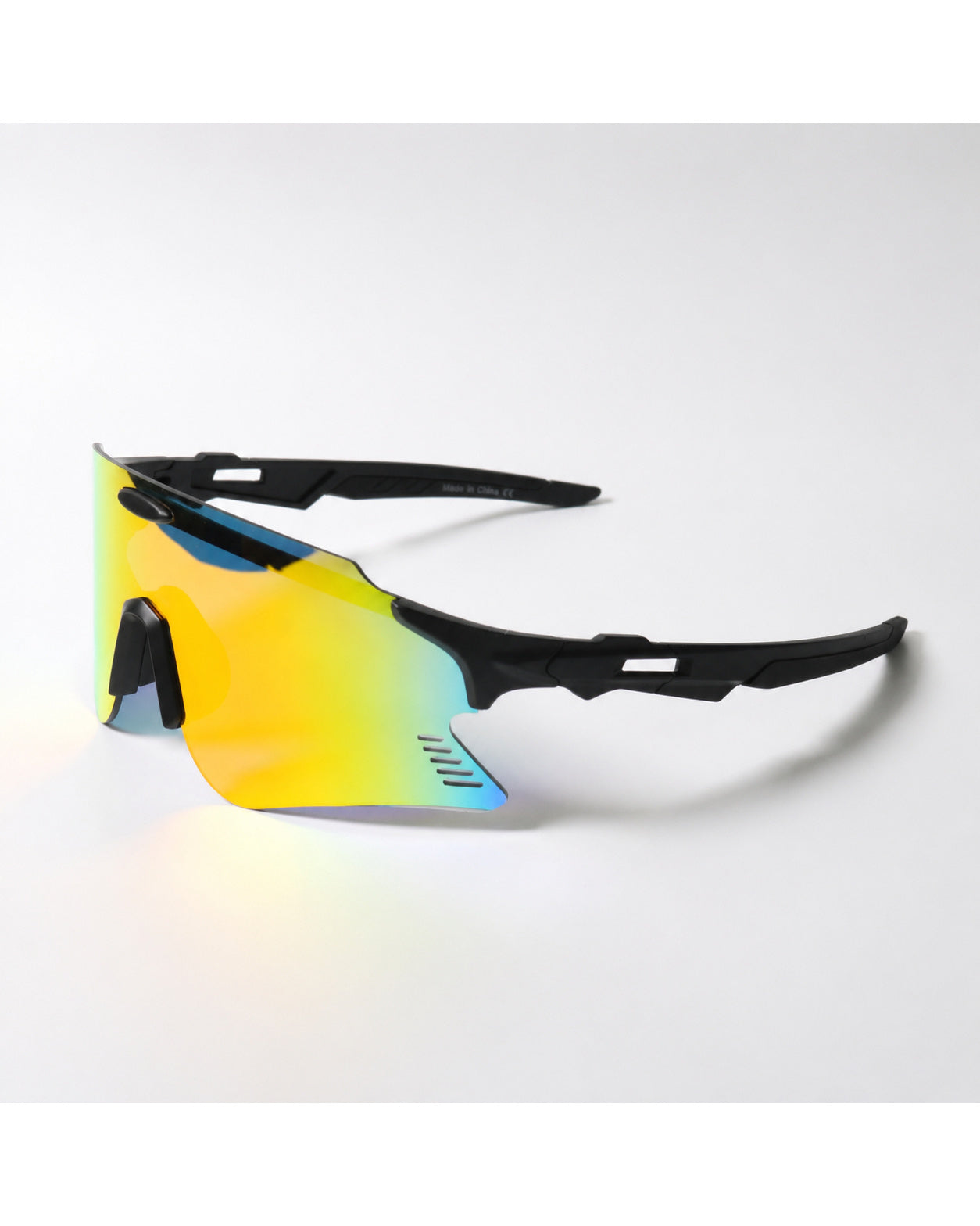 Shield Mirrored Cycling Shades