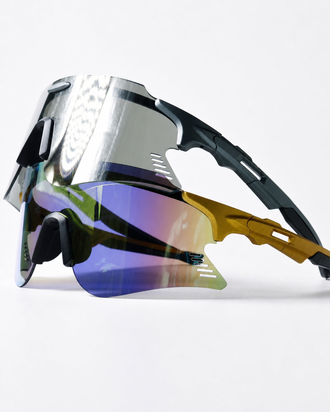 Shield Mirrored Cycling Shades