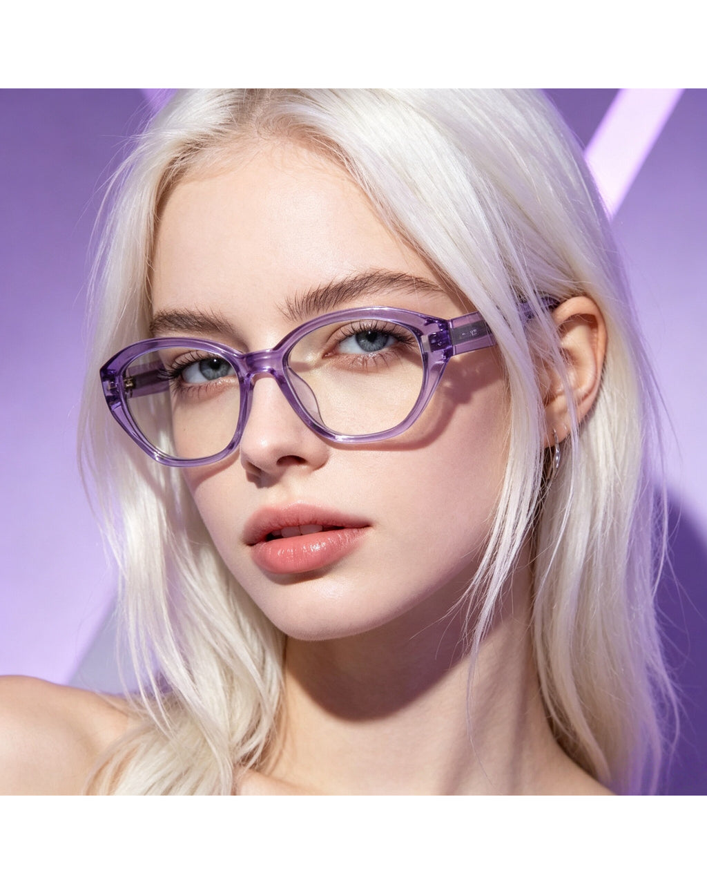 Lavender TR90 Blue-light Frames