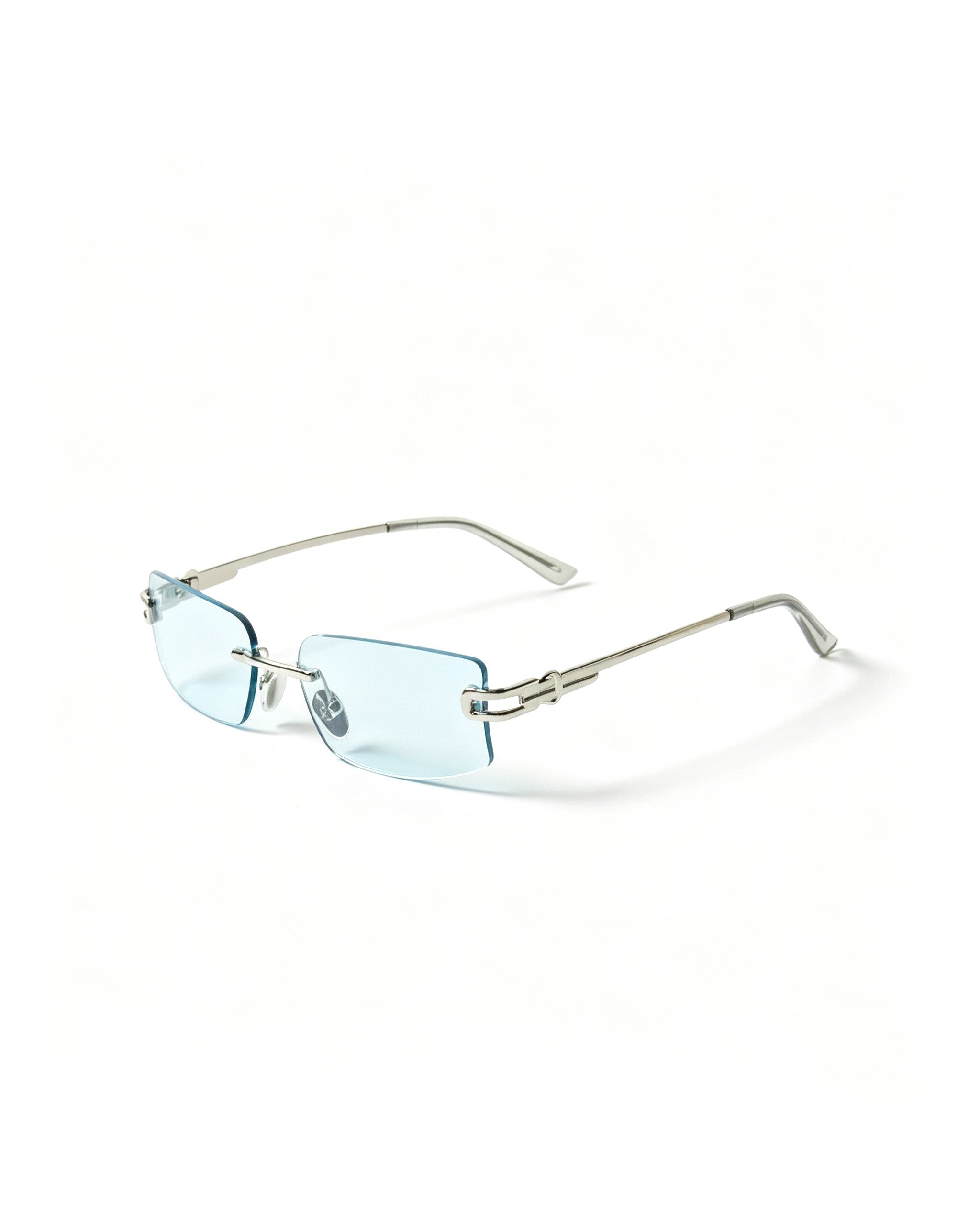 Rimless Rectangle Uv400 Sunglasses