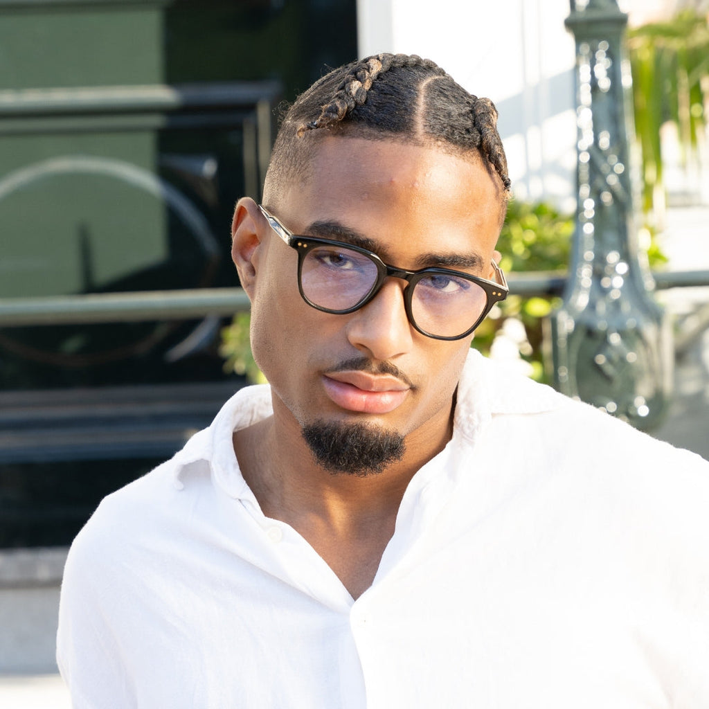 Fynn Clear-Lens Fashion Glasses – Midnight – Gallery 4