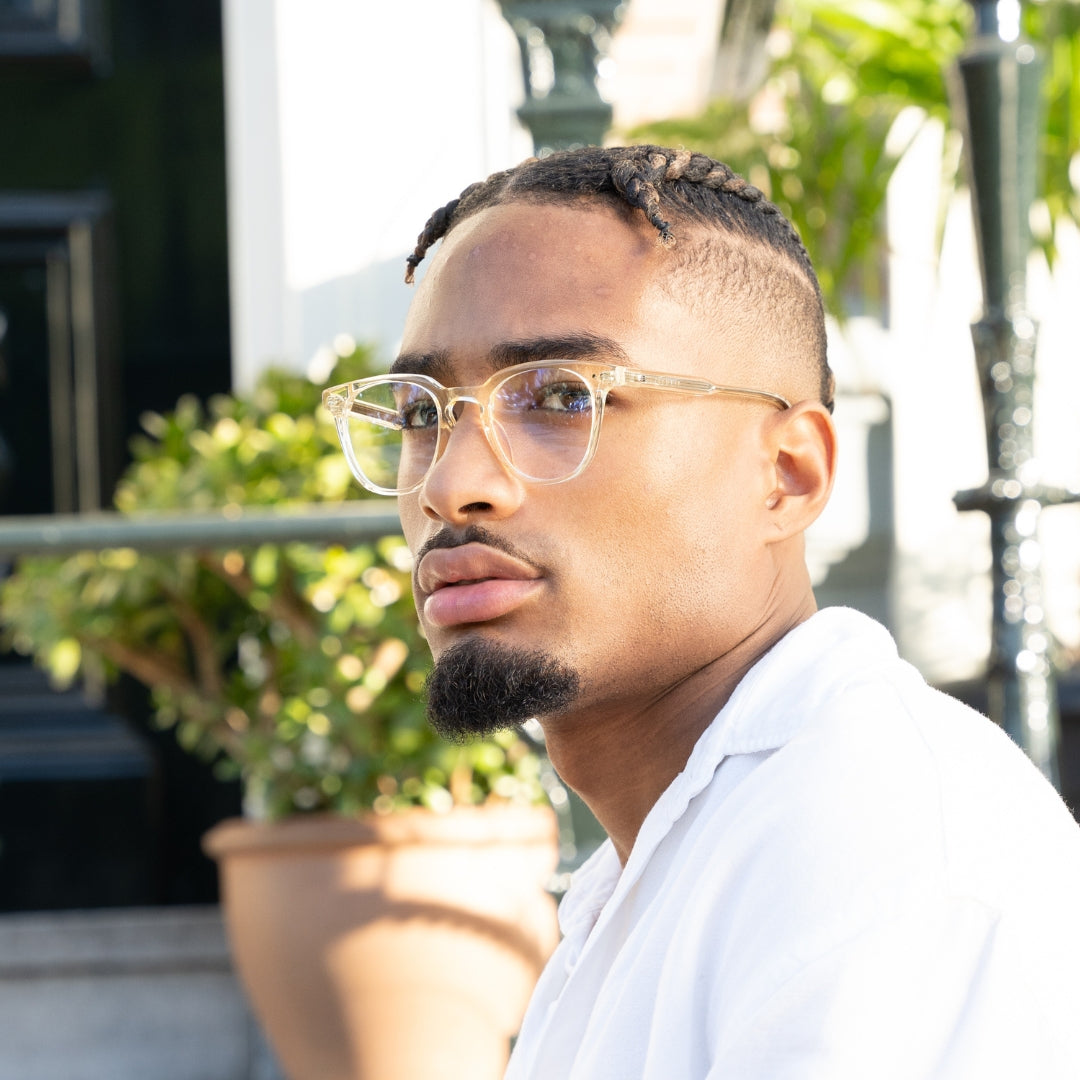 Fynn Clear-Lens Fashion Glasses – Detail 7