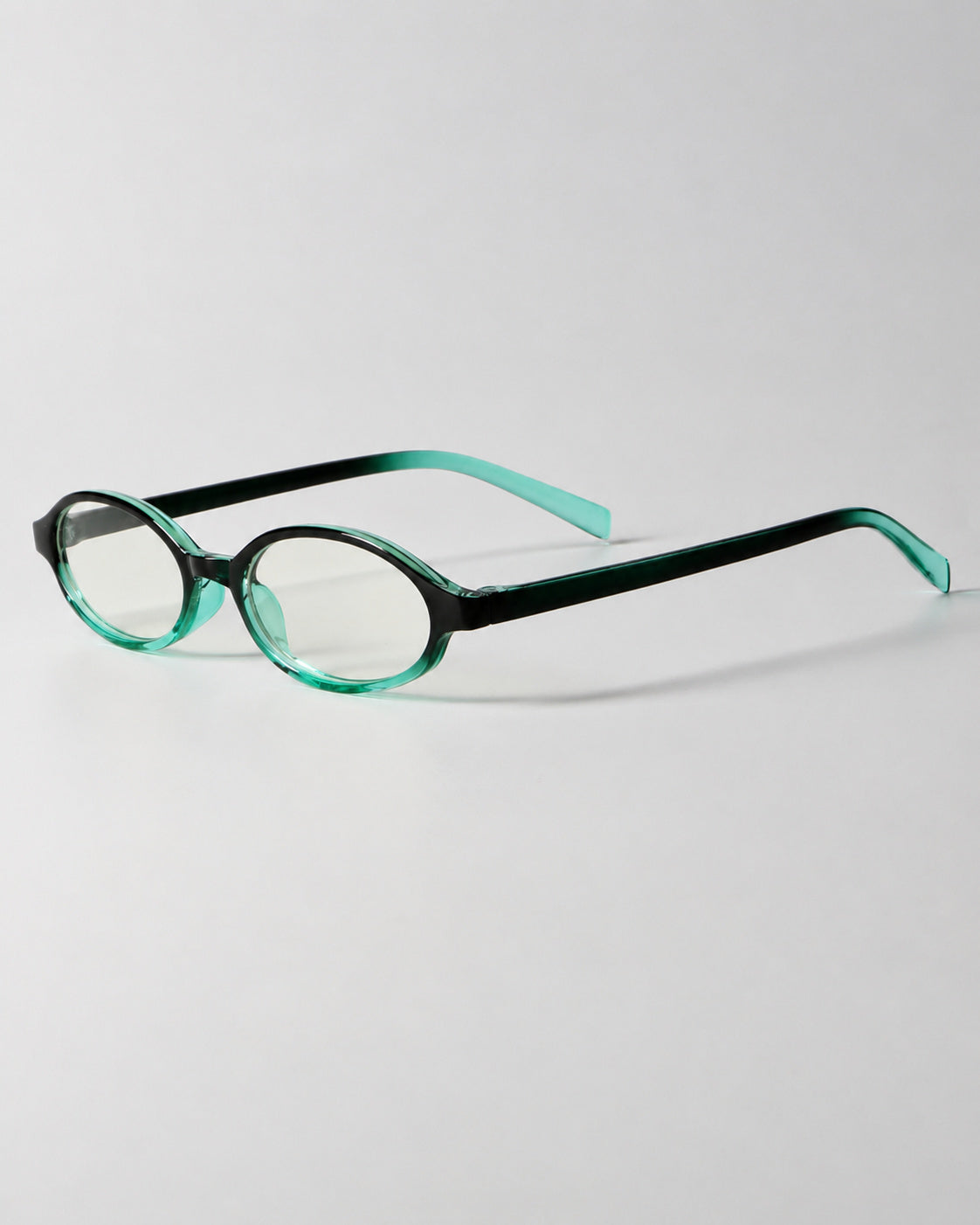 Retro Deep-tea Oval Glasses
