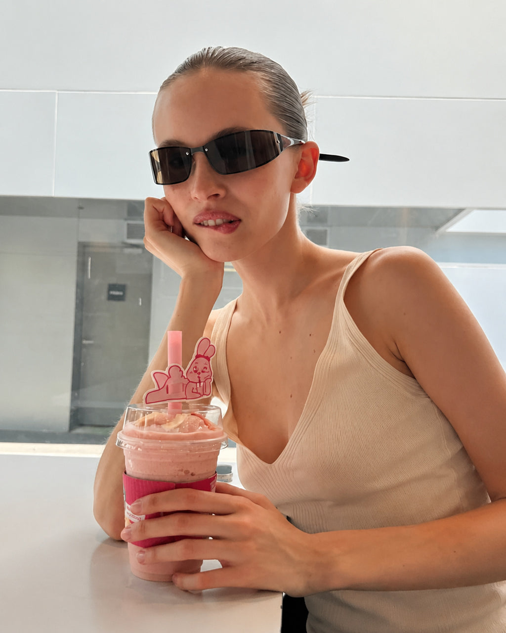 Y2k Shield Sunglasses