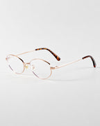 Vintage Oval Cat-eye Glasses