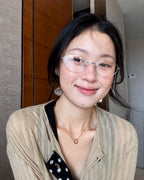 Vintage Oval Cat-eye Glasses