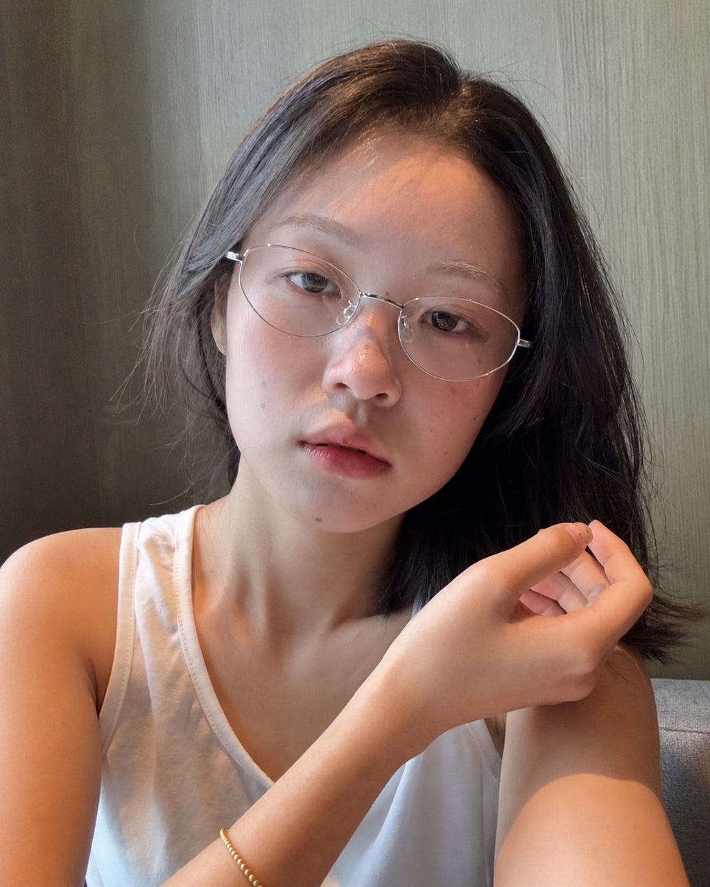 Vintage Oval Cat-eye Glasses