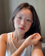 Vintage Oval Cat-eye Glasses