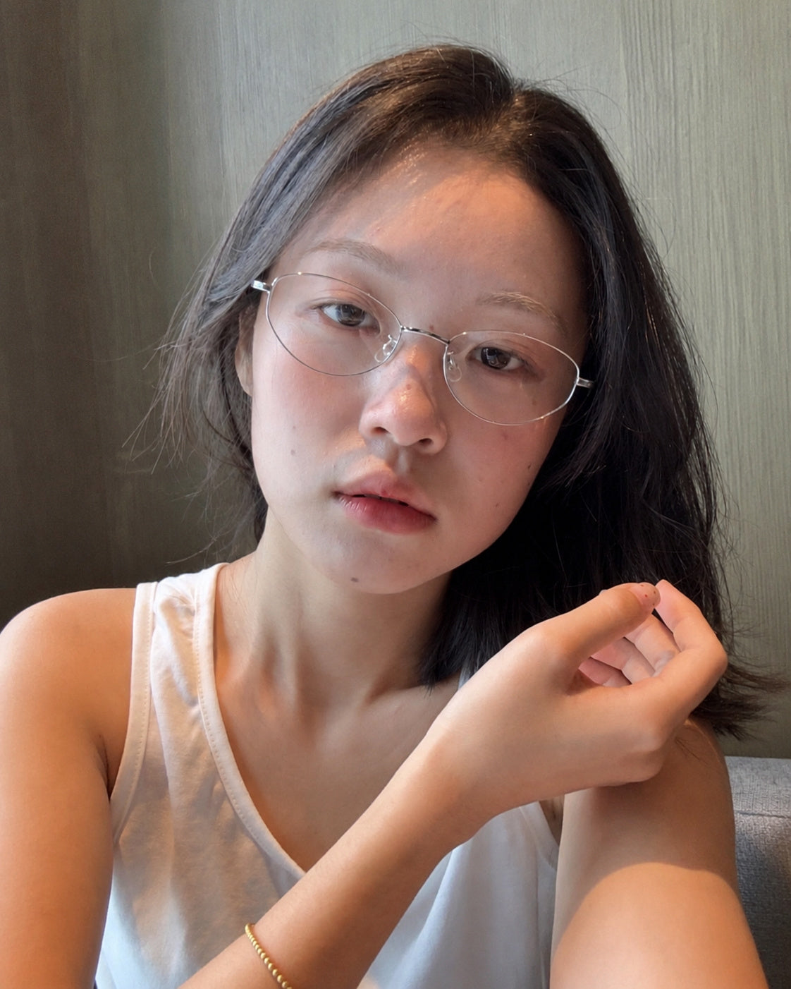 Vintage Oval Cat-eye Glasses