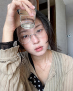 Vintage Oval Cat-eye Glasses