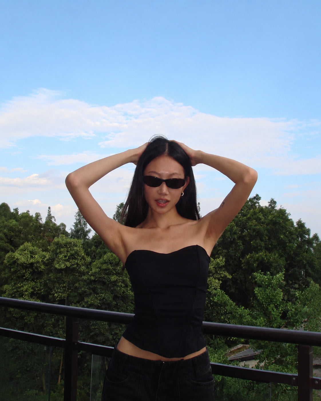Retro Oval Micro Sunglasses