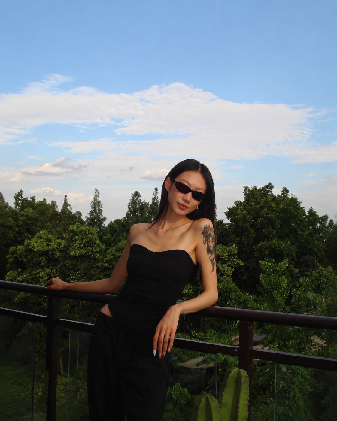 Retro Oval Micro Sunglasses