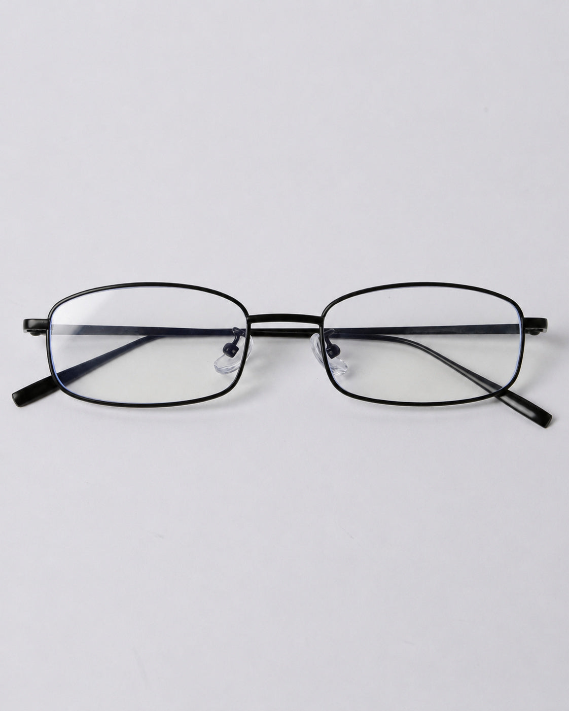 Slim Rectangle Metal Glasses