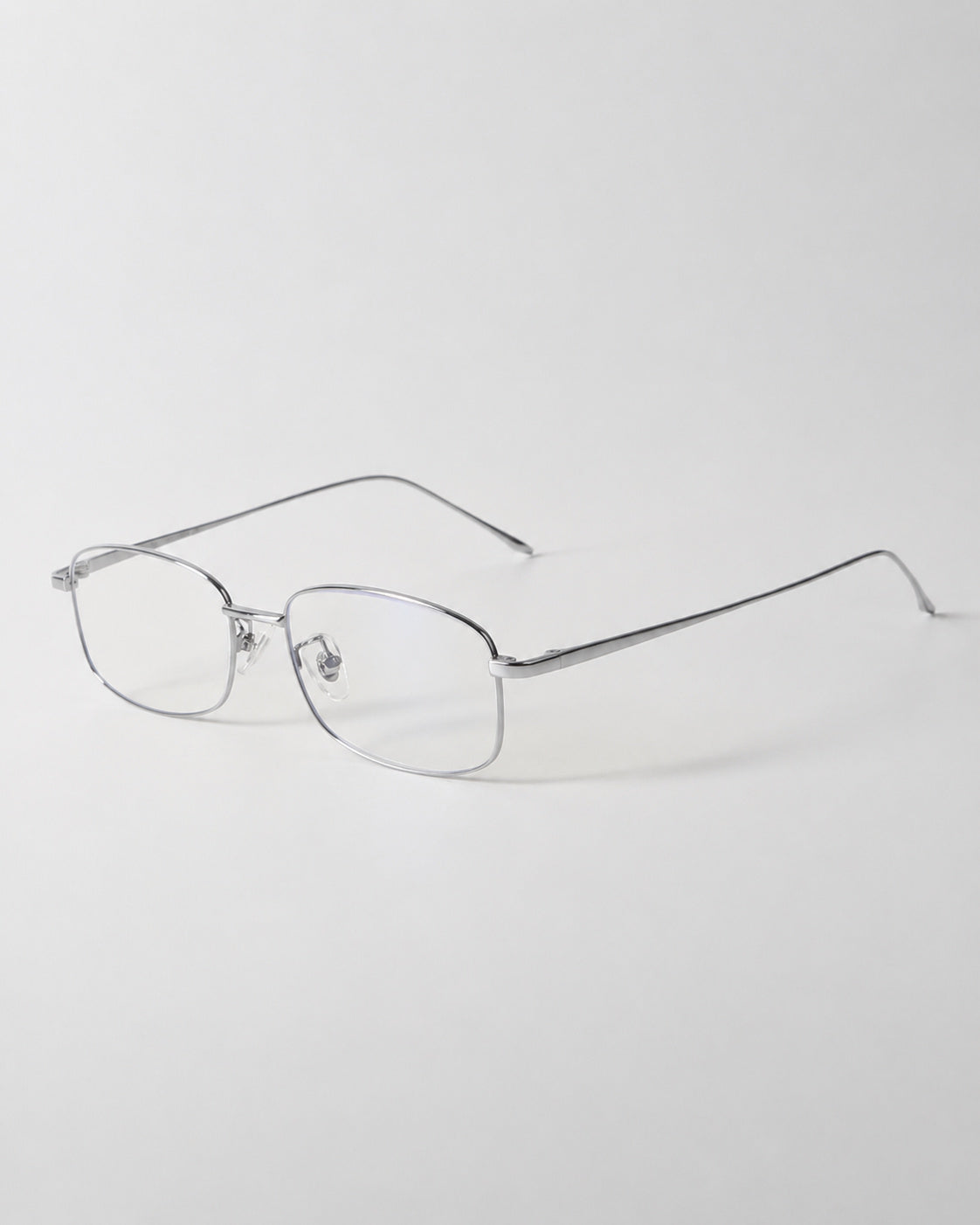 Slim Rectangle Metal Glasses