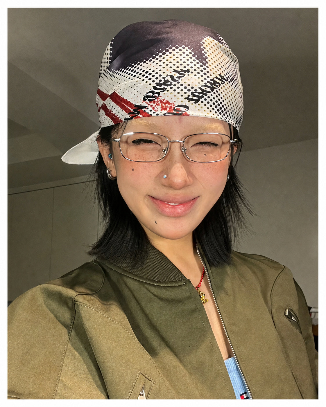 Slim Rectangle Metal Glasses