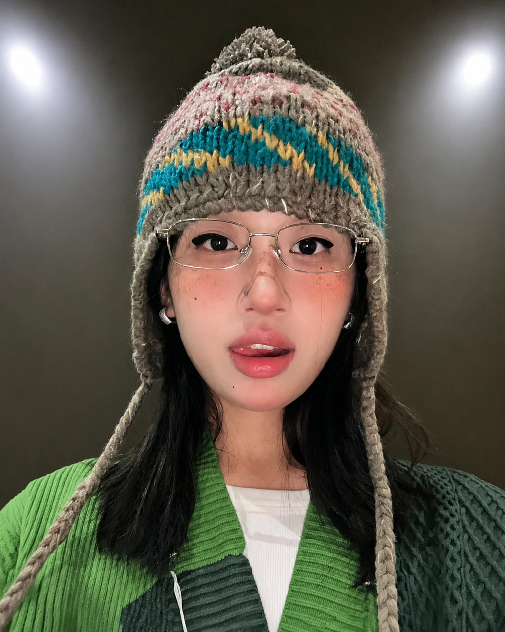 Slim Rectangle Metal Glasses
