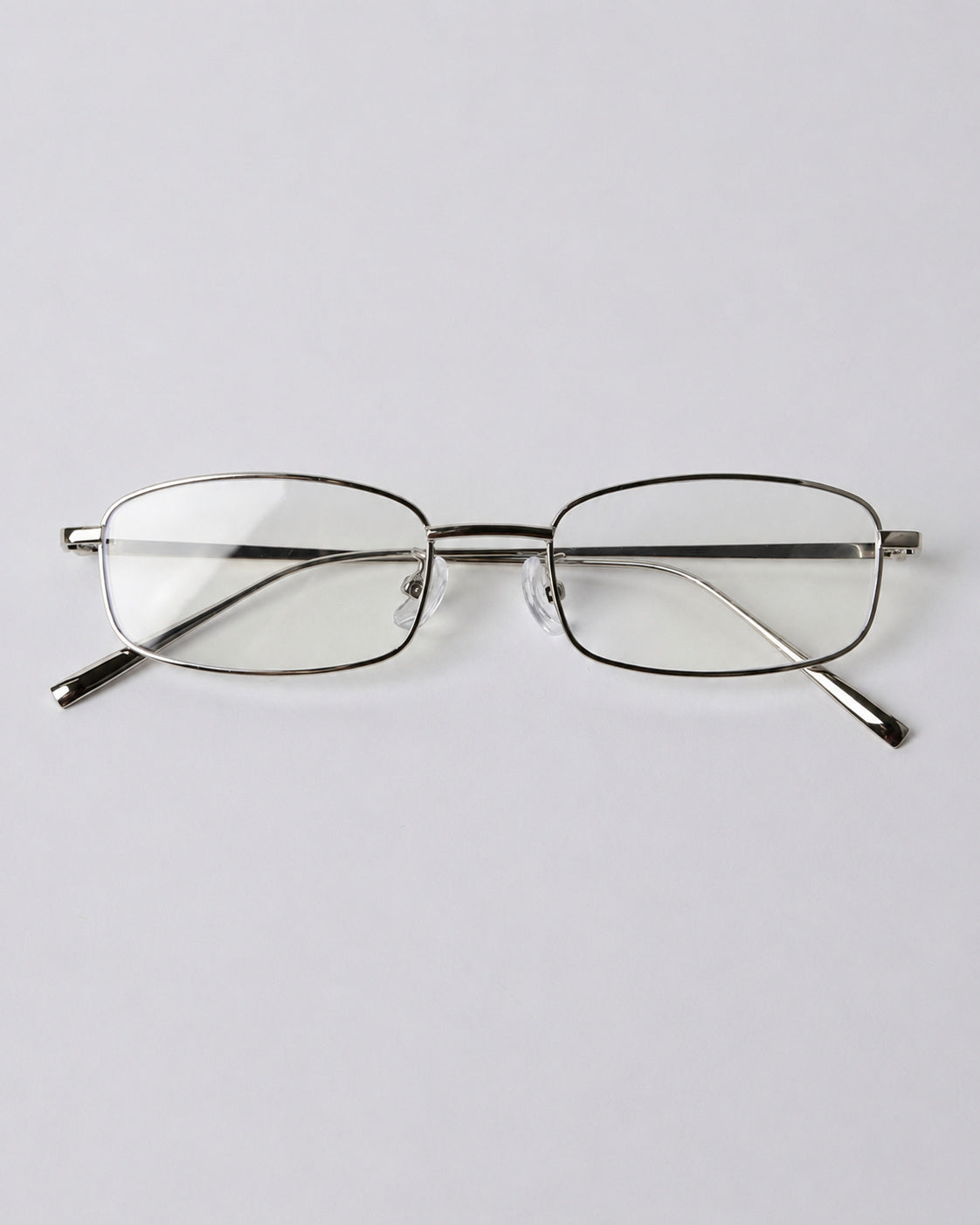Slim Rectangle Metal Glasses