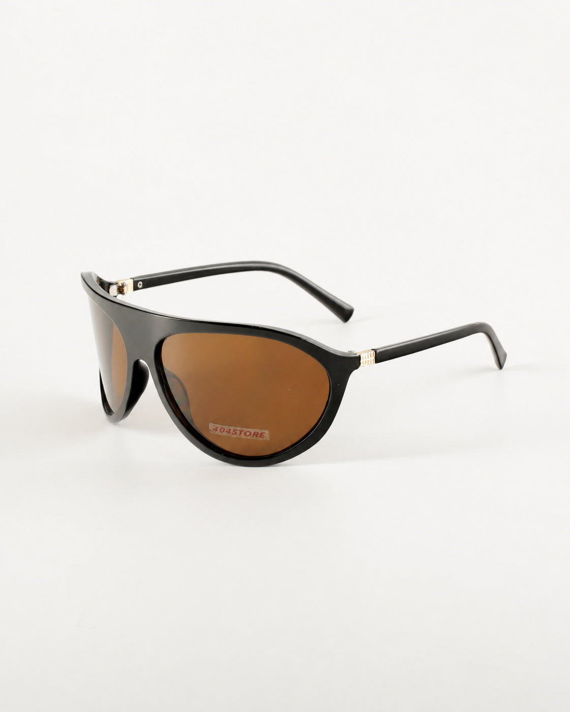 Wraparound Shield Aviator Sunglasses