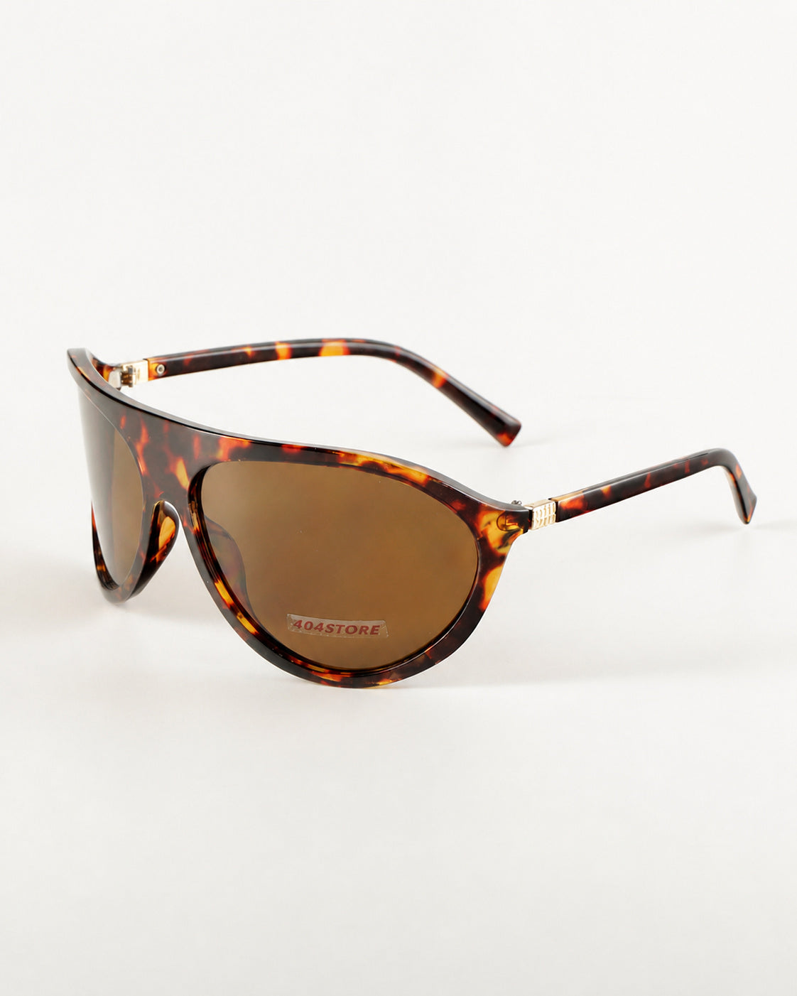 Wraparound Shield Aviator Sunglasses