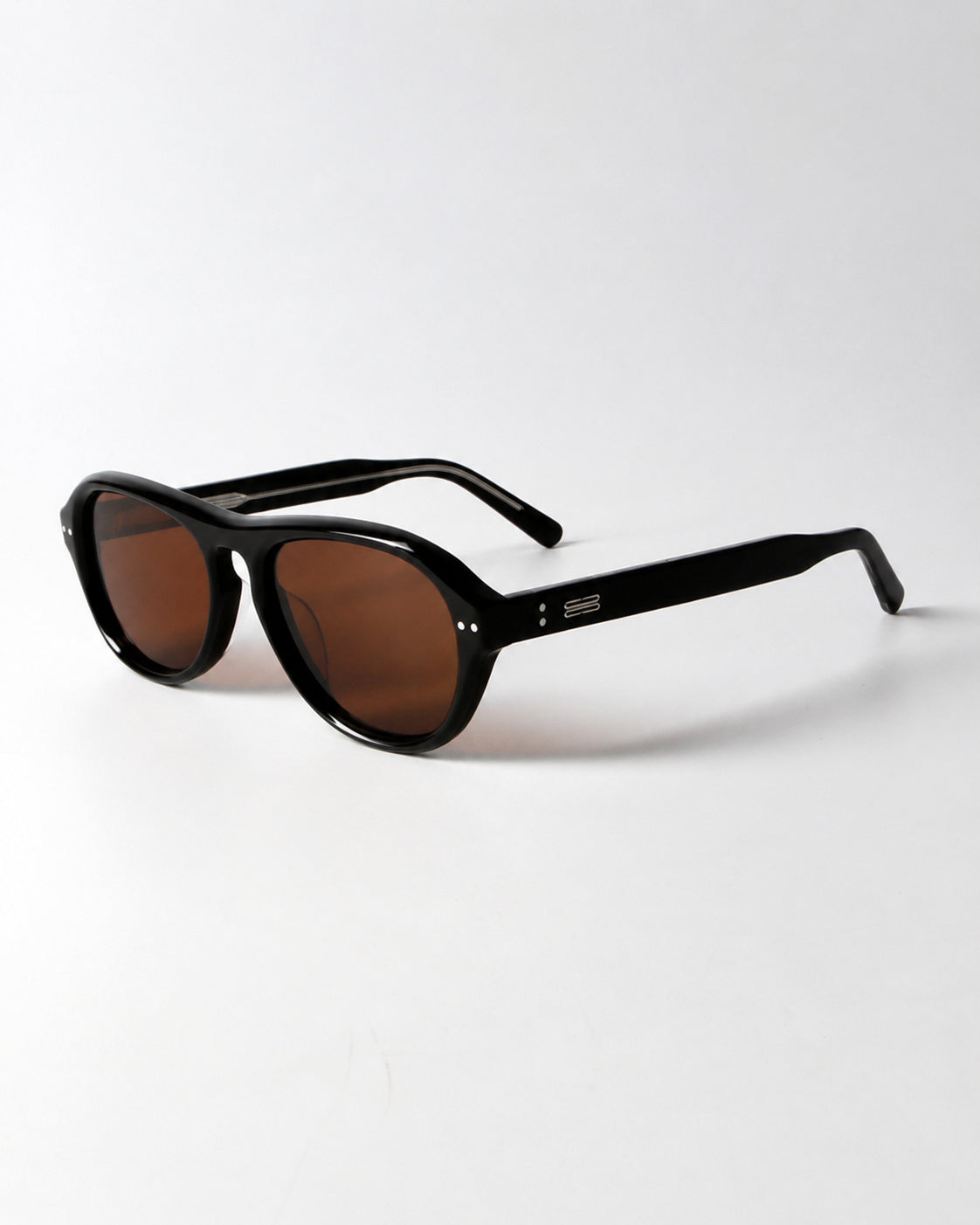 Retro Amber Oval Shades