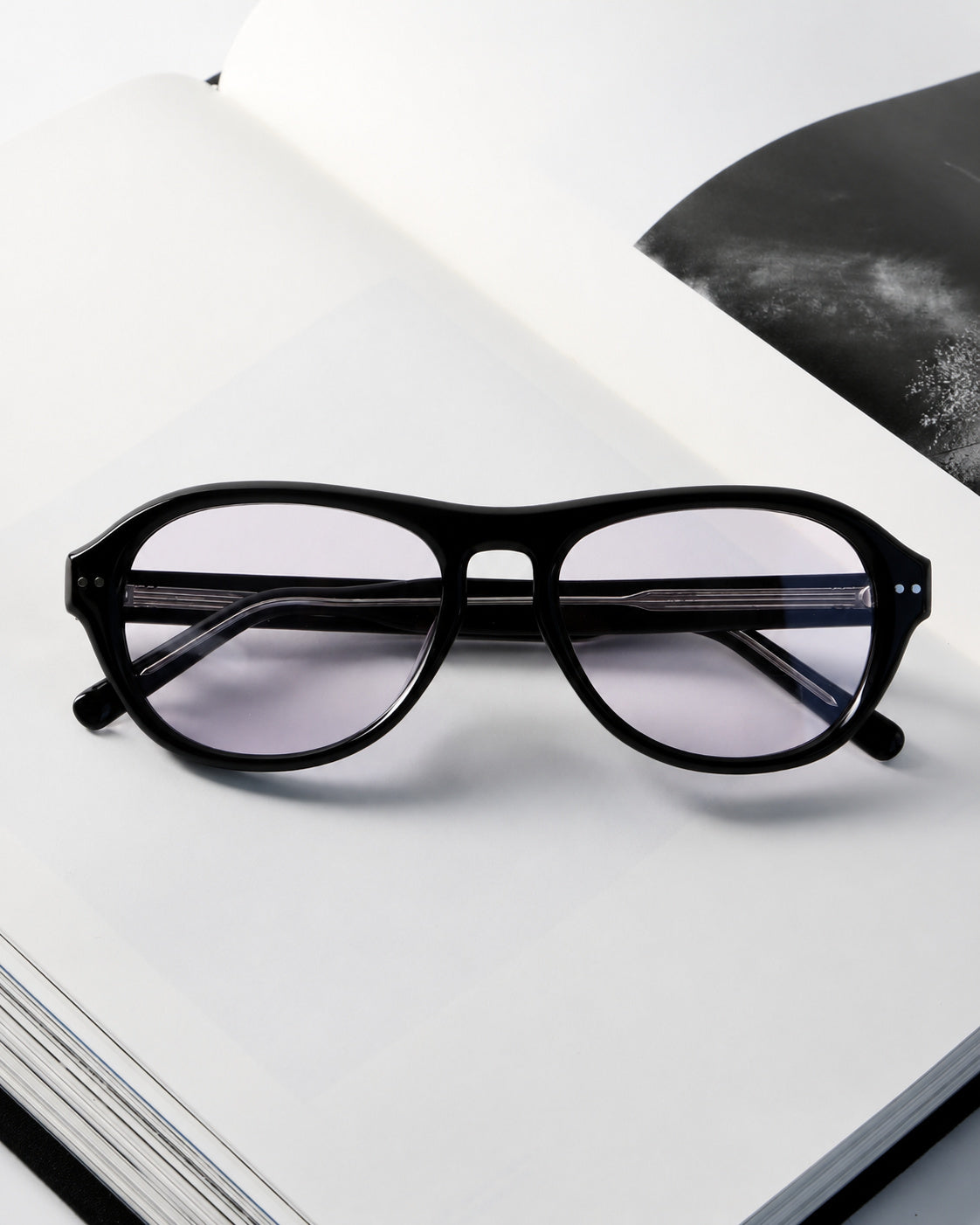 Retro Amber Oval Shades