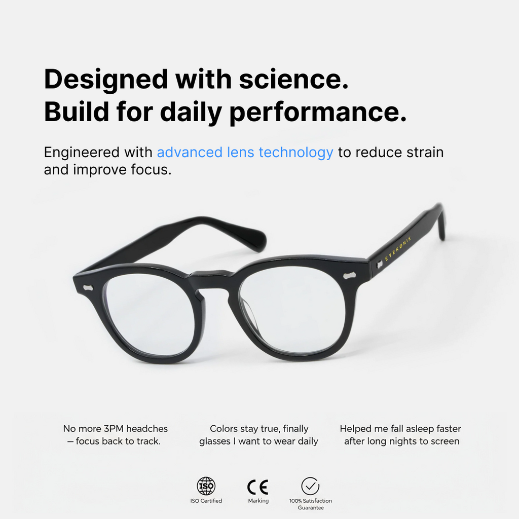 Bojo Clear-Lens Fashion Glasses – Midnight – Gallery 15