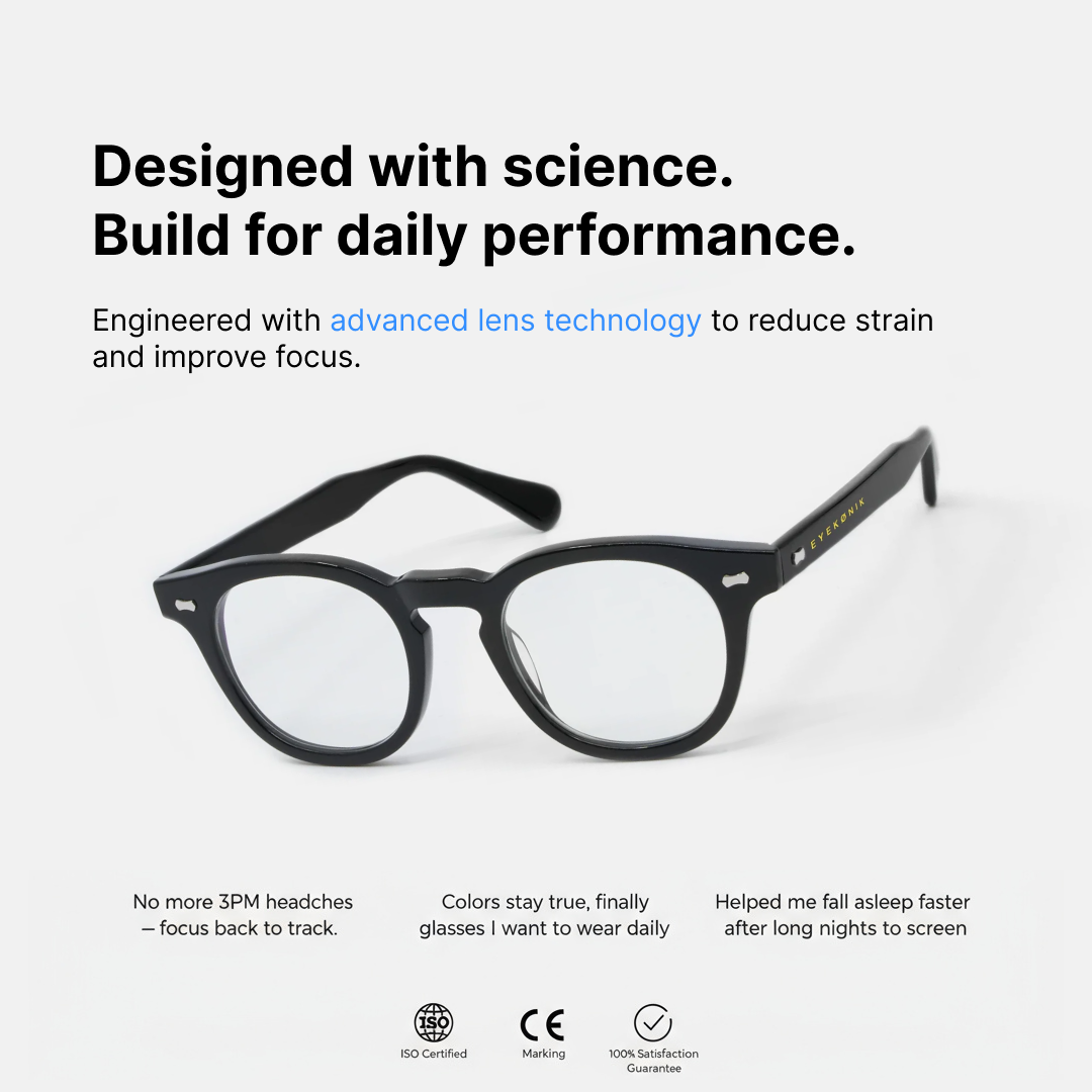 Bojo Clear-Lens Fashion Glasses – Midnight – Gallery 15